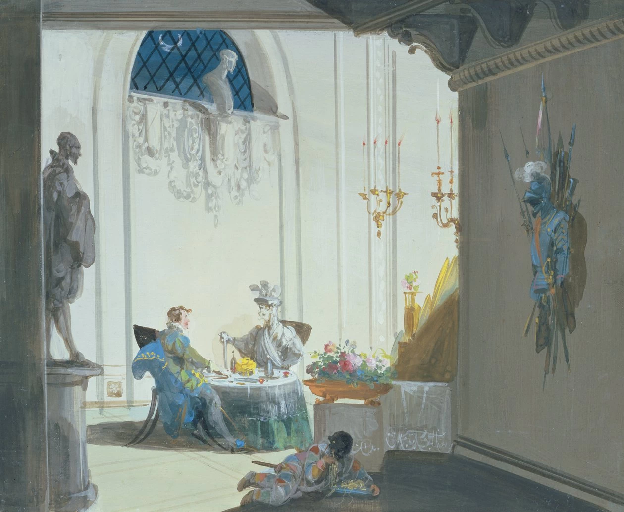 Don Giovanni e il comandante, il banchetto - Museo Civico Revoltella, Trieste
